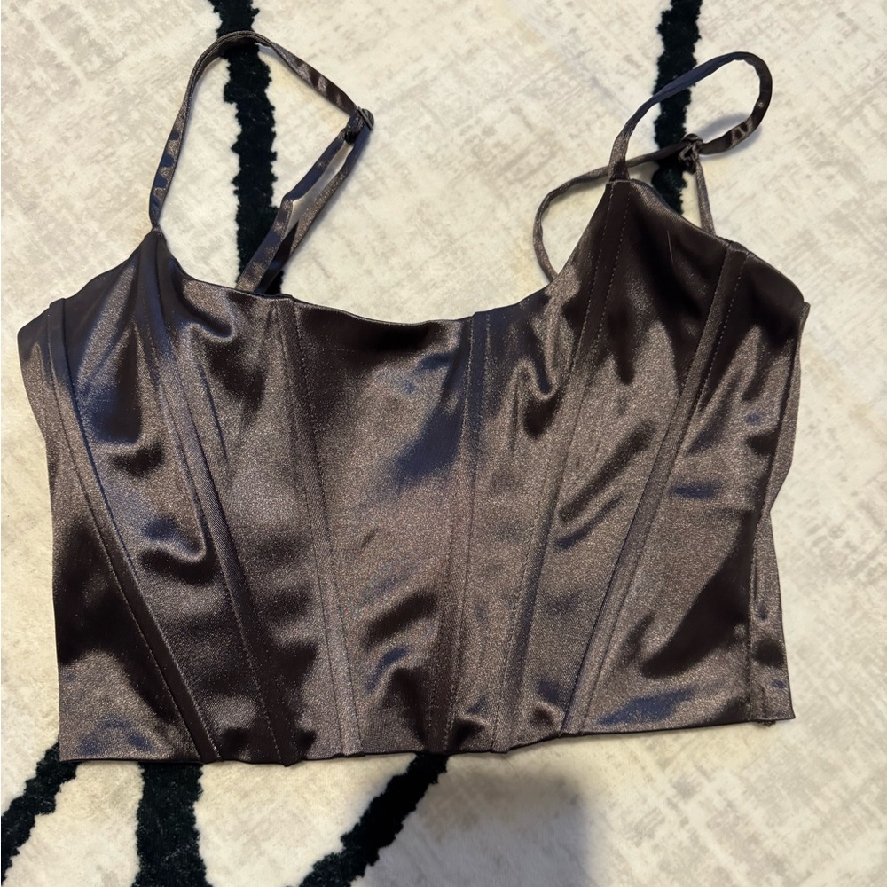 Satin Corset Top